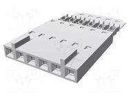 Connector: wire-wire/PCB; plug; female; SL; 2.54mm; PIN: 6; IDC; 3A MOLEX