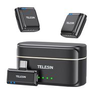 TELESIN wireless tie microphone + powerbank for phones (USB-C), Telesin