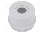 Grommet; elastomer thermoplastic TPE; grey; -35÷60°C; UL94HB SPELSBERG