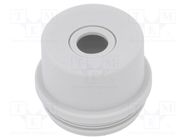 Grommet; elastomer thermoplastic TPE; grey; -35÷60°C; UL94HB SPELSBERG