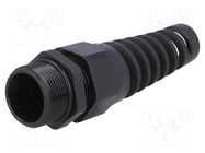 Cable gland; with strain relief; PG21; IP68; polyamide; black BM GROUP