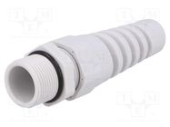 Cable gland; with strain relief; PG16; IP68; polyamide; grey BM GROUP