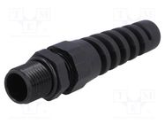 Cable gland; with strain relief; PG9; IP68; polyamide; black BM GROUP