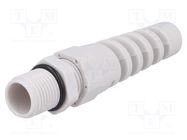 Cable gland; with strain relief; PG9; IP68; polyamide; grey BM GROUP