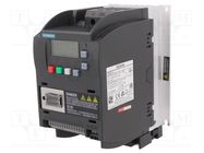 Inverter; 1.5kW; 3x400VAC; 3x380÷480VAC; for wall mounting; IN: 6 SIEMENS