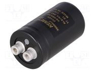 Capacitor: electrolytic; 39mF; 25VDC; Ø36x62mm; Pitch: 12.8mm; ±20% KEMET