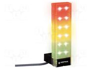 Signalling column; red/orange/green; LED; 24VDC; IP65; VarioSIGN WERMA