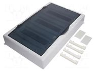 Enclosure: for modular components; IP40; white; No.of mod: 36 ELEKTRO-PLAST NASIELSK