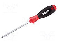 Screwdriver; hex key,spherical; HEX 1,5mm; SoftFinish® WIHA