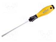 Screwdriver: standard; slot; 3x0.4mm; ESD; SoftFinish® WIHA
