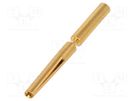 Contact; female; gold-plated; 0.08÷0.22mm2; crimped; for cable HARTING