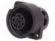 Connector: circular; socket; female; PIN: 7; 250V; silver plated BINDER