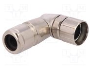 Enclosure: for M23 connectors; for cable; internal thread HARTING