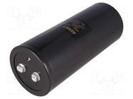 Capacitor: electrolytic; 13mF; 500VDC; Ø90x220mm; Pitch: 31.8mm KEMET