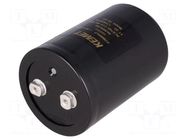 Capacitor: electrolytic; 270mF; 40VDC; Ø77x105mm; Pitch: 31.8mm KEMET