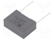 Capacitor: polypropylene; X2; F863; 0.68uF; 26.5x18.5x10mm; THT KEMET