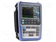 Handheld oscilloscope; 60MHz; 9bit; colour,LCD TFT 7"; Ch: 4; IP51 ROHDE & SCHWARZ