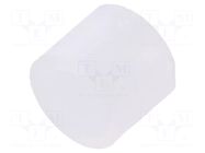 Spacer sleeve; LED; Øout: 5mm; ØLED: 5mm; L: 4mm; natural; UL94V-2 FIX&FASTEN