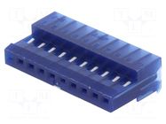 Connector: wire-board; plug; female; PIN: 10; MTA-100; 250VAC; IDC TE Connectivity