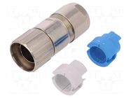 Enclosure for connectors: M23; for cable; ComLock; straight HARTING