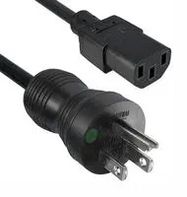 POWER CORD, NEMA 5-15P-IEC C13, 120"