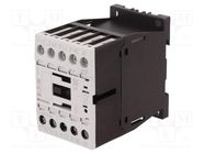 Contactor: 3-pole; NO x3; Auxiliary contacts: NC; 24VDC; 9A; DILM9 EATON ELECTRIC