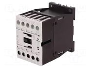 Contactor: 3-pole; NO x3; Auxiliary contacts: NC; 24VDC; 7A; DILM7 EATON ELECTRIC