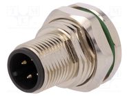 Connector: M12; socket; PIN: 4; male; A code-DeviceNet / CANopen 