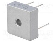 Bridge rectifier: single-phase; Urmax: 800V; If: 25A; Ifsm: 400A DC COMPONENTS