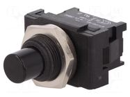 Switch: push-button; Pos: 2; SPST-NO; 6A/250VAC; OFF-(ON); IP40 Marquardt