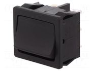 ROCKER; DPDT; Pos: 2; ON-ON; 10A/250VAC; black; IP40; none; 1804 Marquardt