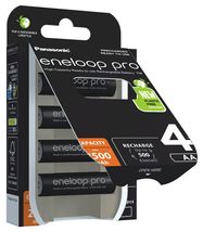Laetav aku HR06 (AA) 1.2V 2500mAh Ni-Mh BK-3HCDE/4BE Panasonic eneloop PRO 4pcs set
