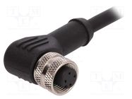 Connector: M12; plug; PIN: 4; female; A code-DeviceNet / CANopen BULGIN