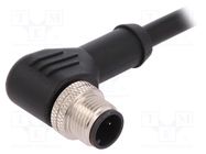 Plug; M12; PIN: 3; male; A code-DeviceNet / CANopen; IP67; 250V; 4A BULGIN