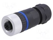 Connector: M12; plug; PIN: 3; female; 250V; IP67; screw terminal BULGIN