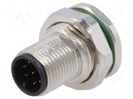 Connector: M12; socket; PIN: 8; male; A code-DeviceNet / CANopen BULGIN