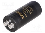 Capacitor: electrolytic; 36mF; 40VDC; Ø36x82mm; Pitch: 12.8mm; ±20% KEMET