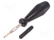 Tool: for removal; terminals; TRIM TRIO SOURIAU