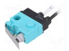 Microswitch SNAP ACTION; 0.1A/30VDC; with lever; SPST-NO; Pos: 2 PANASONIC