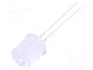 LED; red; 10mm; 1120÷1560mcd; 100°; Front: flat; 1.8÷2.6VDC OPTOSUPPLY