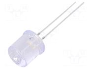 LED; pink; 10mm; 500÷750mcd; 100°; Front: flat; 2.7÷3.4VDC OPTOSUPPLY