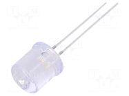 LED; pink; 10mm; 500÷750mcd; 100°; Front: flat; 2.7÷3.4VDC OPTOSUPPLY
