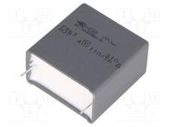 Capacitor: polypropylene; X2; F863; 3.3uF; 32x33x18mm; THT; ±10% KEMET