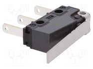 Microswitch SNAP ACTION; 5A/250VAC; 5A/30VDC; with lever; SPDT PANASONIC