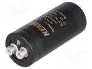 Capacitor: electrolytic; 16mF; 63VDC; Ø36x82mm; Pitch: 12.8mm; ±20% KEMET