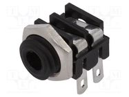 Connector: Jack 3,5mm; socket; female; mono; ways: 2; angled 90° 