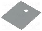 Heat transfer pad: silicone; TO247/1; 0.4K/W; L: 24mm; W: 21mm; 10kV FISCHER ELEKTRONIK
