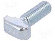 Screw; for profiles; Width of the groove: 10mm; L: 25mm; steel FATH