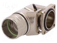 Enclosure for connectors: M23; ComLock,external thread; angled HARTING