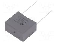 Capacitor: polypropylene; X2; F863; 1.5uF; 26.5x22x13mm; THT; ±10% KEMET